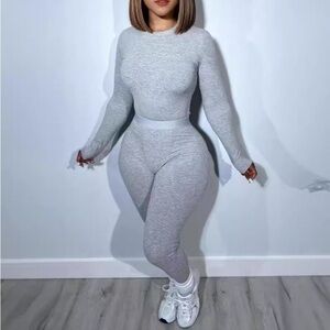 Women's Gray 2 pieces set